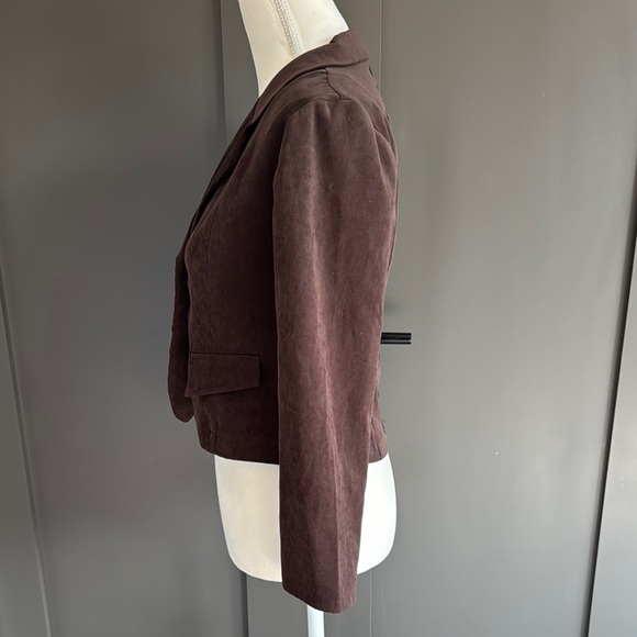 Amy Byer Chocolate Brown Women's Blazer Size L - Picture 2 of 7